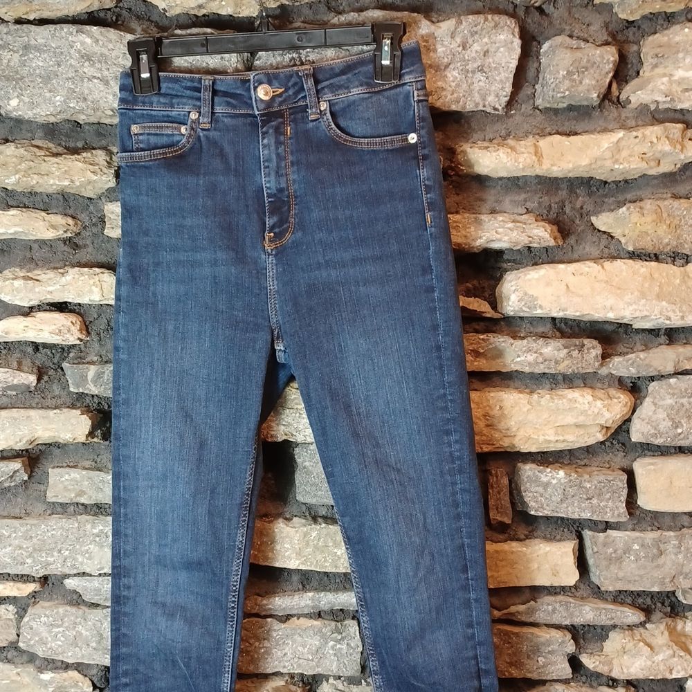 Zara woman premium denim collection skinny jeans sz 4 - Picture 3 of 9